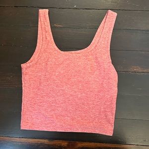 Outdoor Voices CloudKnit Crop Top in pink